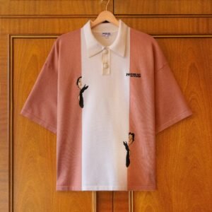 KNITTED PEEKING POLO