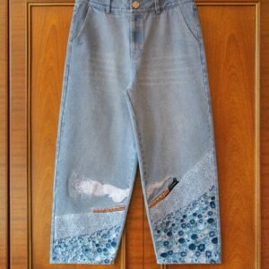 ERRORS EXPRESS EMBROIDERED JEANS